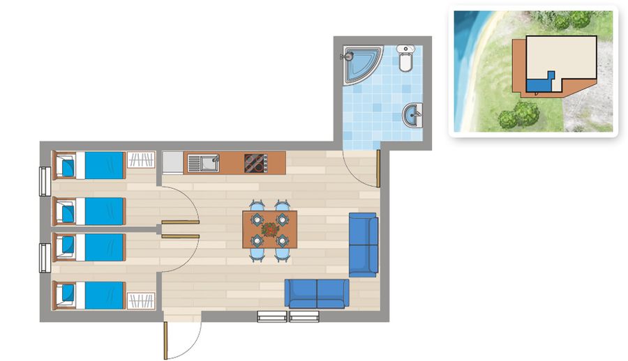 Floor plan of Skog